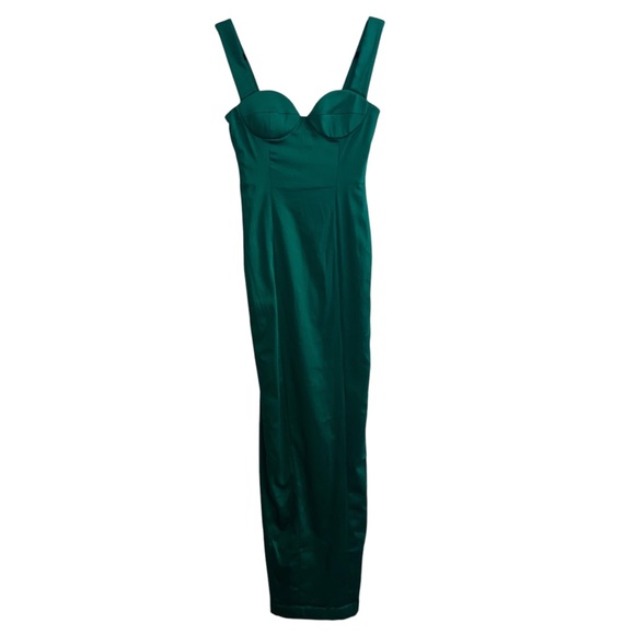 NEW NWT Sau Lee Pamela Gown In Emerald Green - Picture 3 of 12